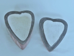 Schmuckkästchen Herz aus Speckstein (H ± 5 B ± 9 L ± 11 cm)